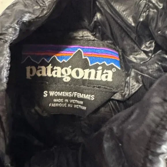 Patagonia Women's Micro Puff Vest Shiny Black Size S - Picture 4 of 7